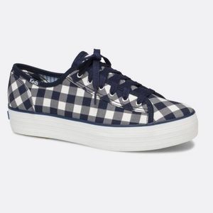 Keds X Draper James Dolly Check Platform Sneakers Women’s Size 10